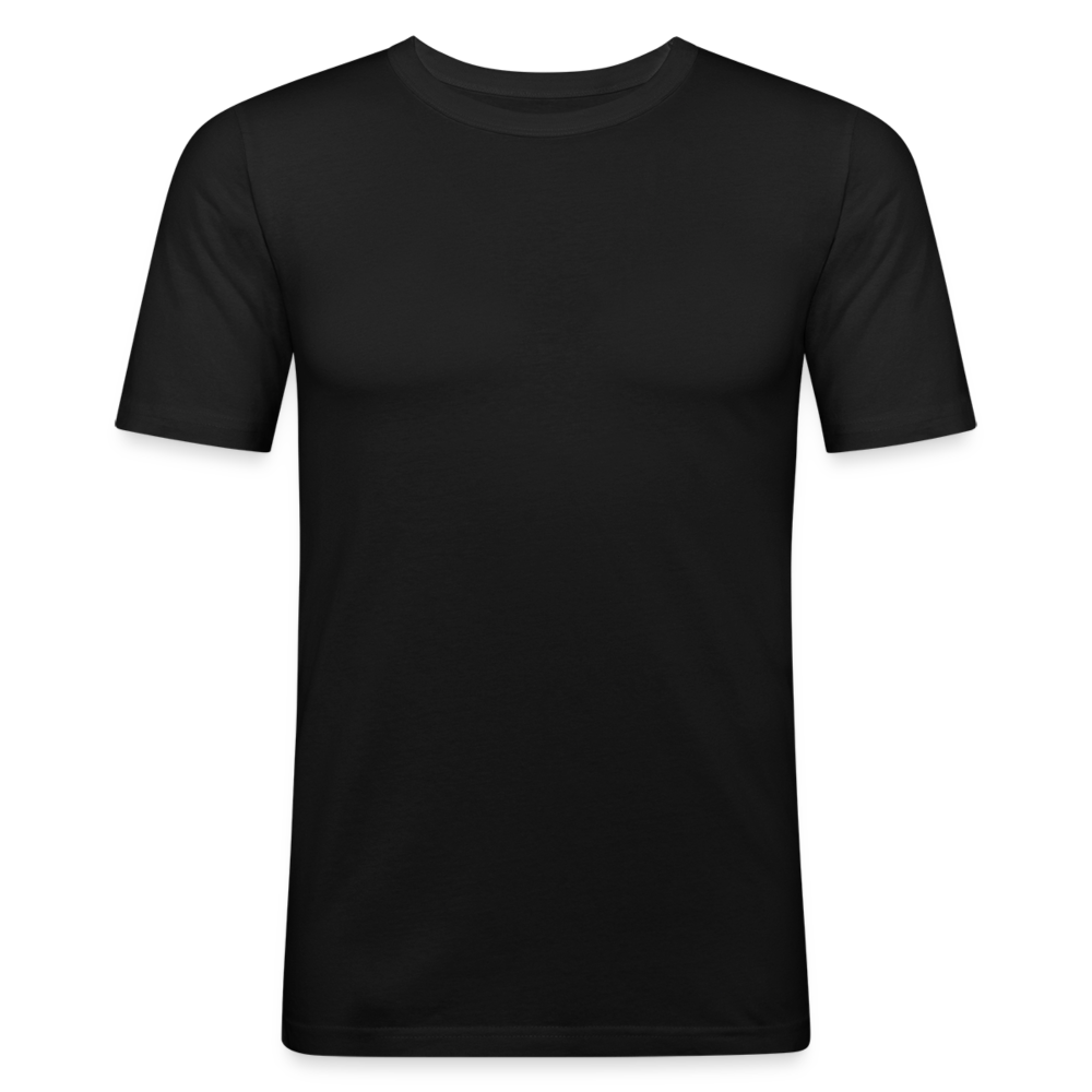 Männer Slim Fit T-Shirt - Schwarz