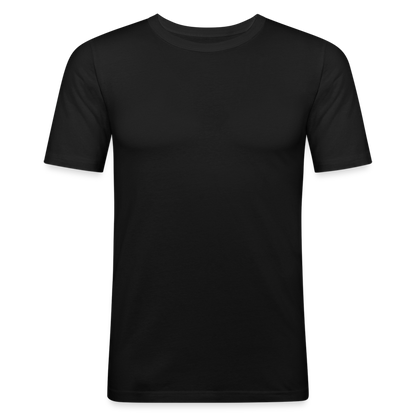 Männer Slim Fit T-Shirt - Schwarz