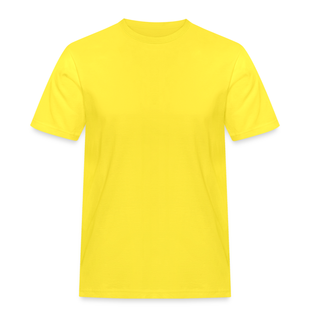 Männer Workwear T-Shirt - Gelb