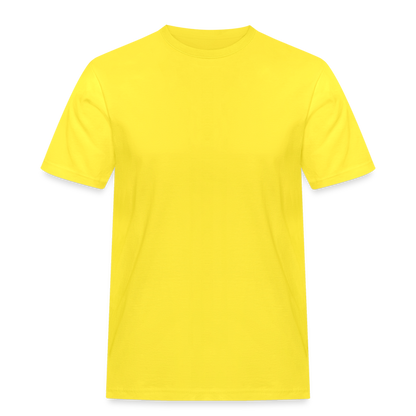 Männer Workwear T-Shirt - Gelb