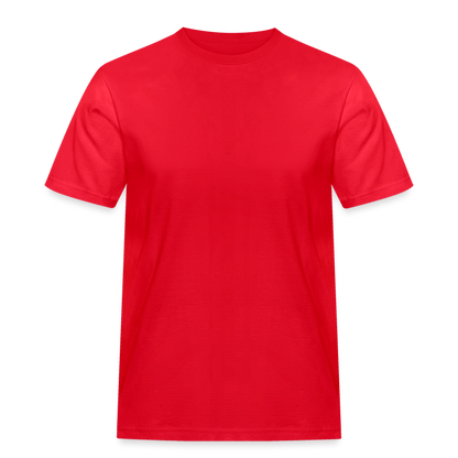 Männer Workwear T-Shirt - Rot