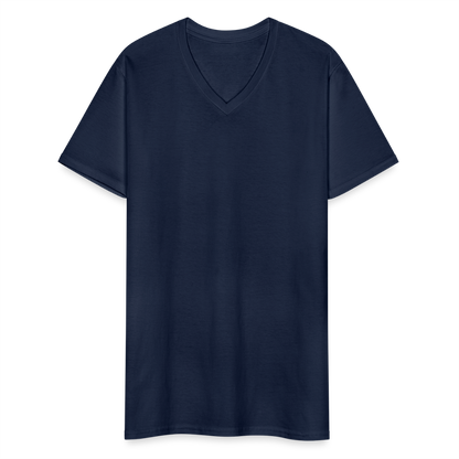 Klassisches Männer-T-Shirt mit V-Ausschnitt - Navy