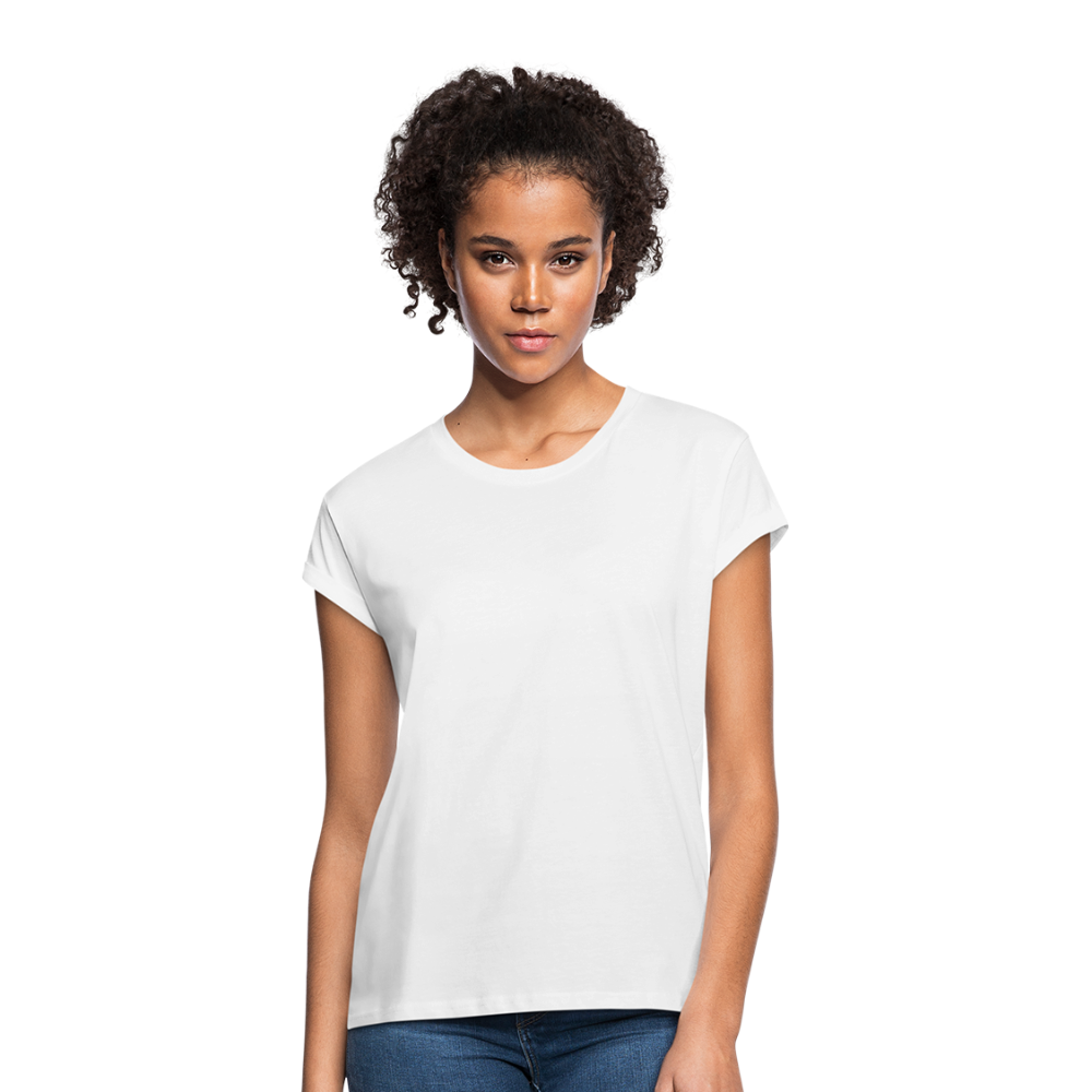 Frauen Oversize T-Shirt - weiß