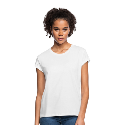 Frauen Oversize T-Shirt - weiß