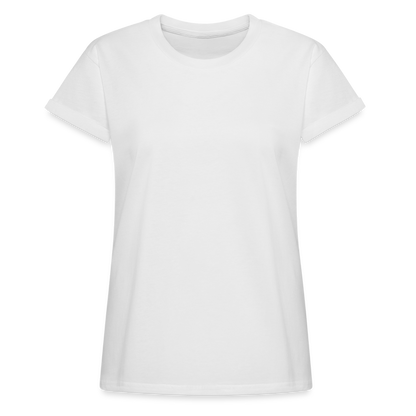 Frauen Oversize T-Shirt - weiß