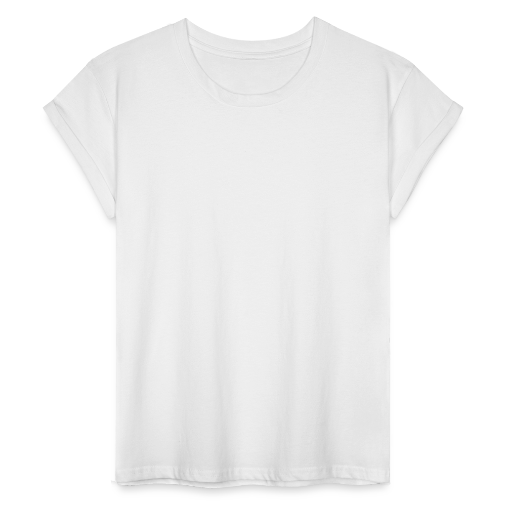 Frauen Oversize T-Shirt - weiß