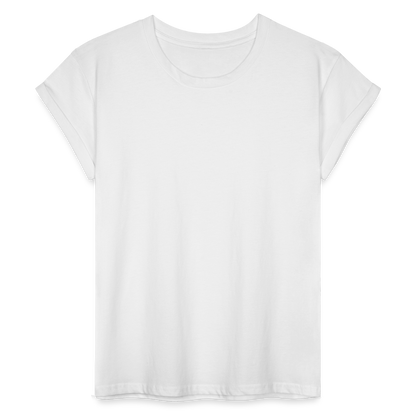 Frauen Oversize T-Shirt - weiß