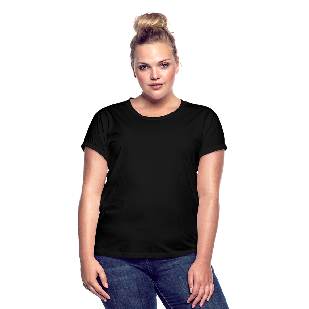 Frauen Oversize T-Shirt - Schwarz