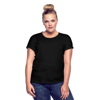 Frauen Oversize T-Shirt - Schwarz