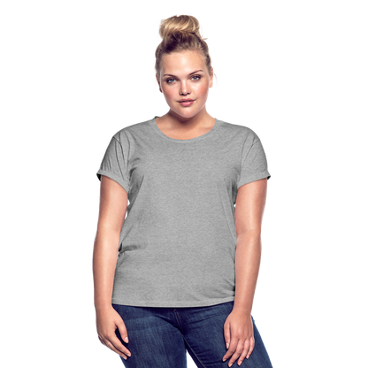 Frauen Oversize T-Shirt - Grau meliert