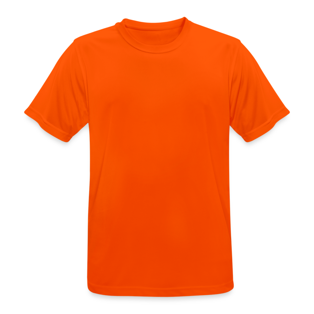 Männer T-Shirt atmungsaktiv - Neonorange