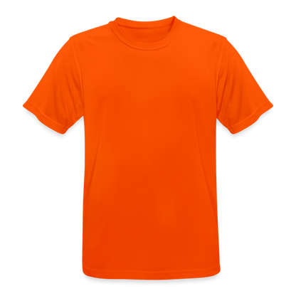 Männer T-Shirt atmungsaktiv - Neonorange