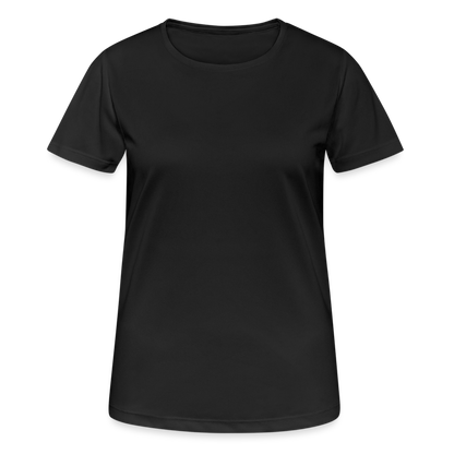 Frauen T-Shirt atmungsaktiv - Schwarz