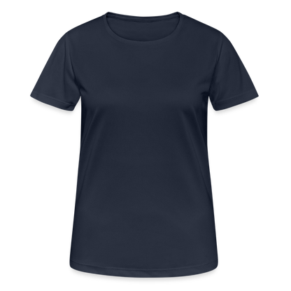 Frauen T-Shirt atmungsaktiv - Dunkelnavy