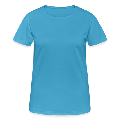 Frauen T-Shirt atmungsaktiv - Saphirblau