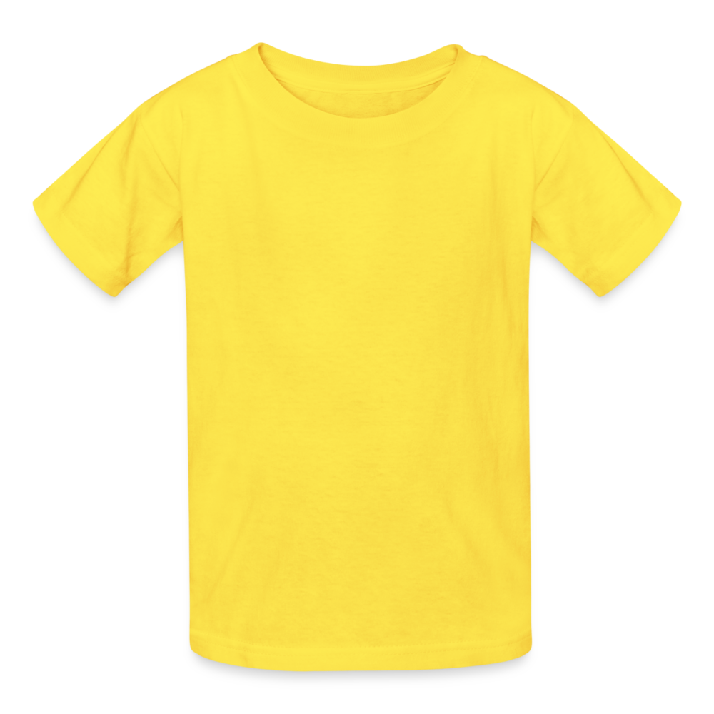 Kinder T-Shirt von Russell - Gelb