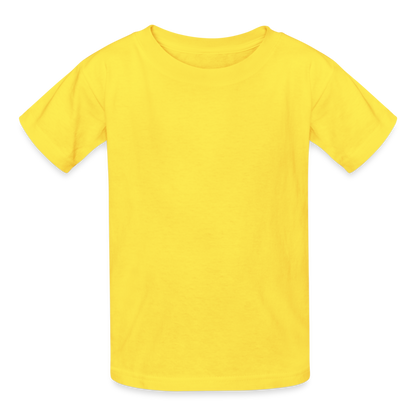 Kinder T-Shirt von Russell - Gelb