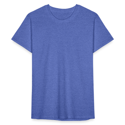 Männer-T-Shirt von Fruit of the Loom - Blau meliert