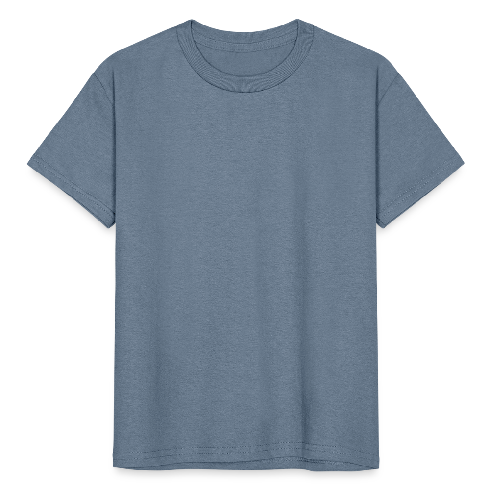 Kinder Heavy Cotton T-Shirt - Blaugrau