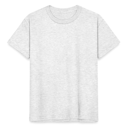 Kinder Heavy Cotton T-Shirt - Weiß meliert