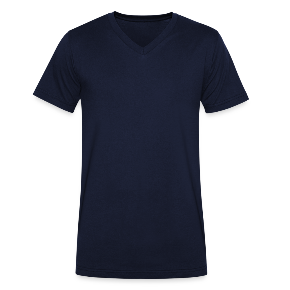 Männer Bio-T-Shirt mit V-Ausschnitt von Stanley & Stella - Navy