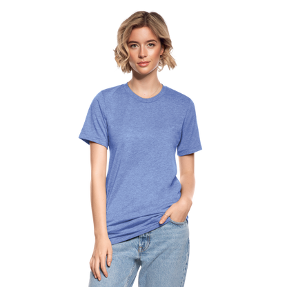 Unisex Tri-Blend T-Shirt von Bella + Canvas - Blau meliert