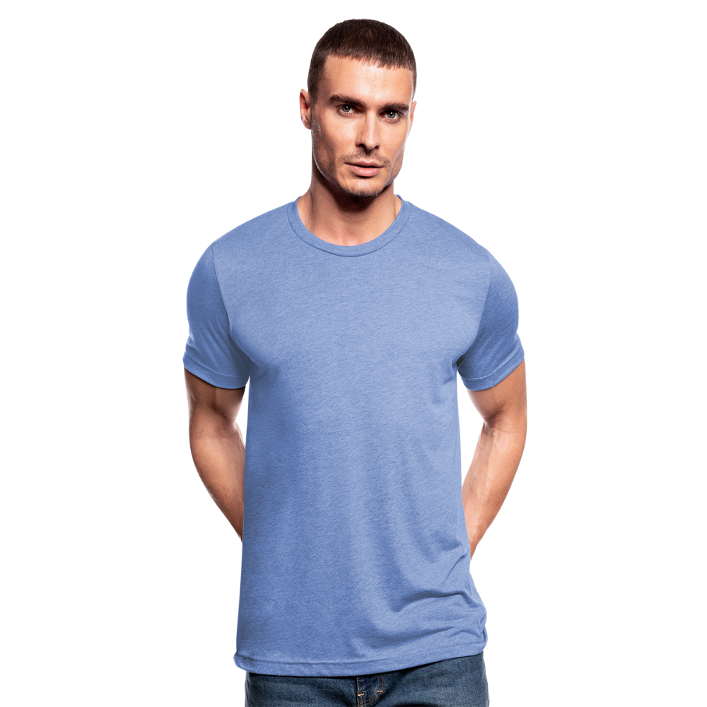 Unisex Tri-Blend T-Shirt von Bella + Canvas - Blau meliert