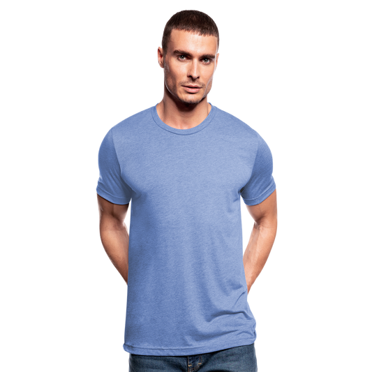 Unisex Tri-Blend T-Shirt von Bella + Canvas - Blau meliert