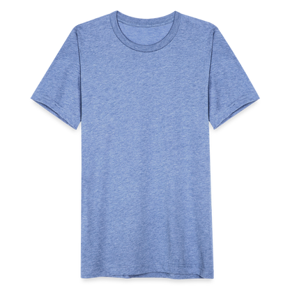 Unisex Tri-Blend T-Shirt von Bella + Canvas - Blau meliert