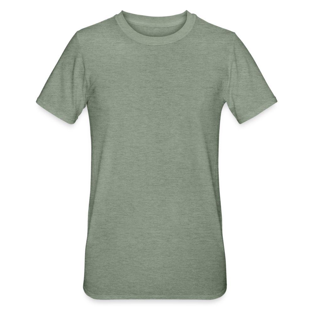 Unisex Polycotton T-Shirt - Militärgrün meliert