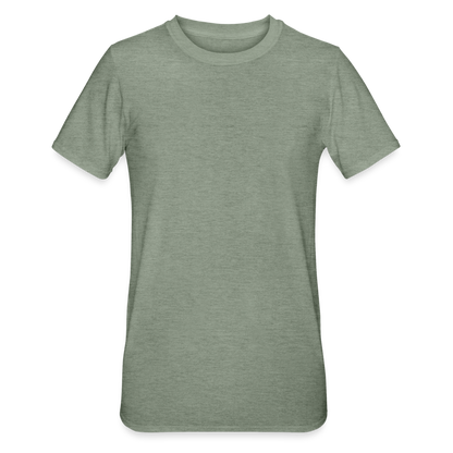 Unisex Polycotton T-Shirt - Militärgrün meliert