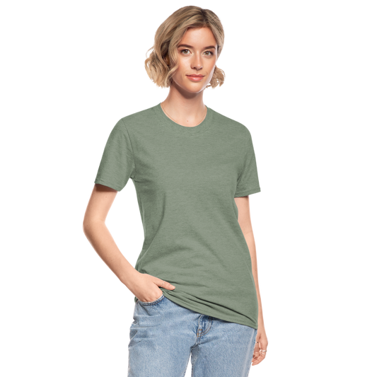 Unisex Polycotton T-Shirt - Militärgrün meliert