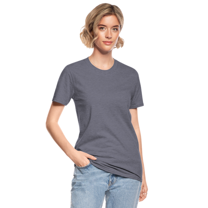 Unisex Polycotton T-Shirt - Navy meliert