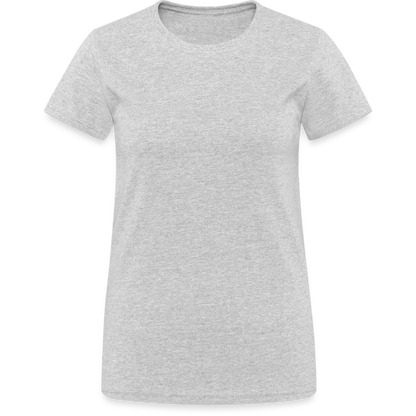 Frauen Gildan Heavy T-Shirt - Grau meliert