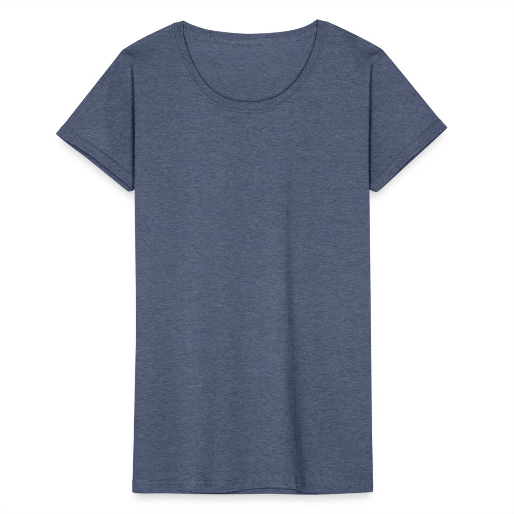 Frauen-T-Shirt von Fruit of the Loom - Navy meliert