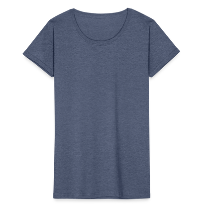 Frauen-T-Shirt von Fruit of the Loom - Navy meliert