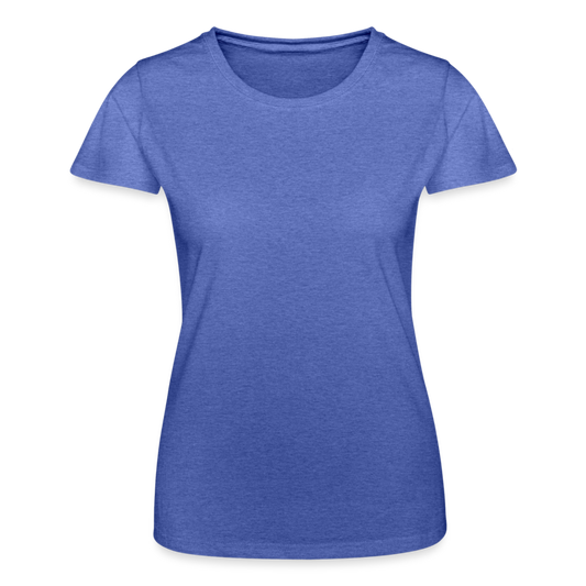 Frauen-T-Shirt von Fruit of the Loom - Blau meliert