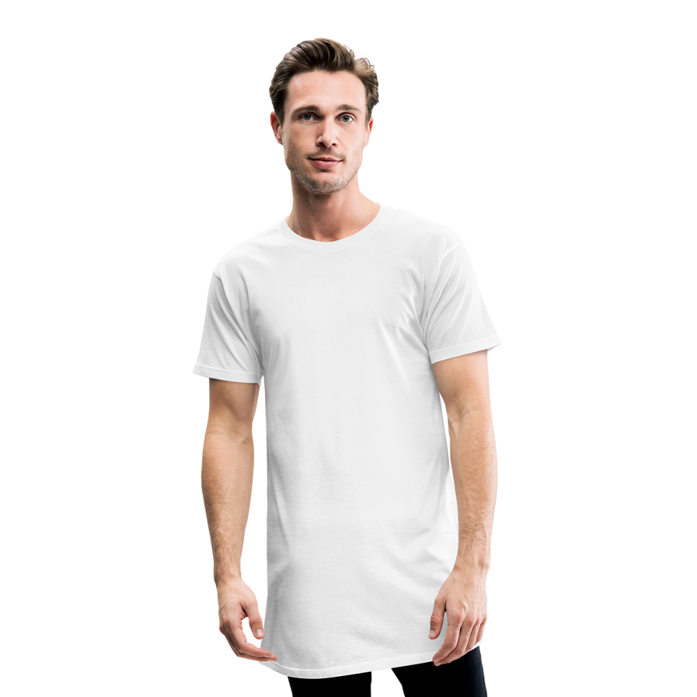 Männer Urban Longshirt - weiß