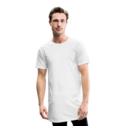 Männer Urban Longshirt - weiß