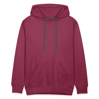 Männer Premium Hoodie - Bordeaux