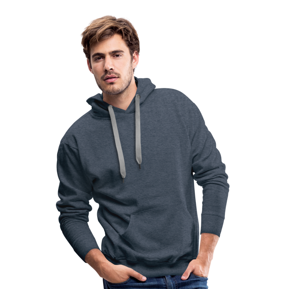 Männer Premium Hoodie - Jeansblau