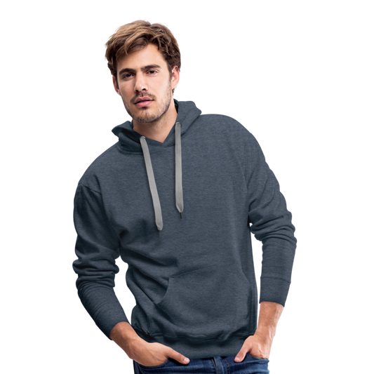 Männer Premium Hoodie - Jeansblau