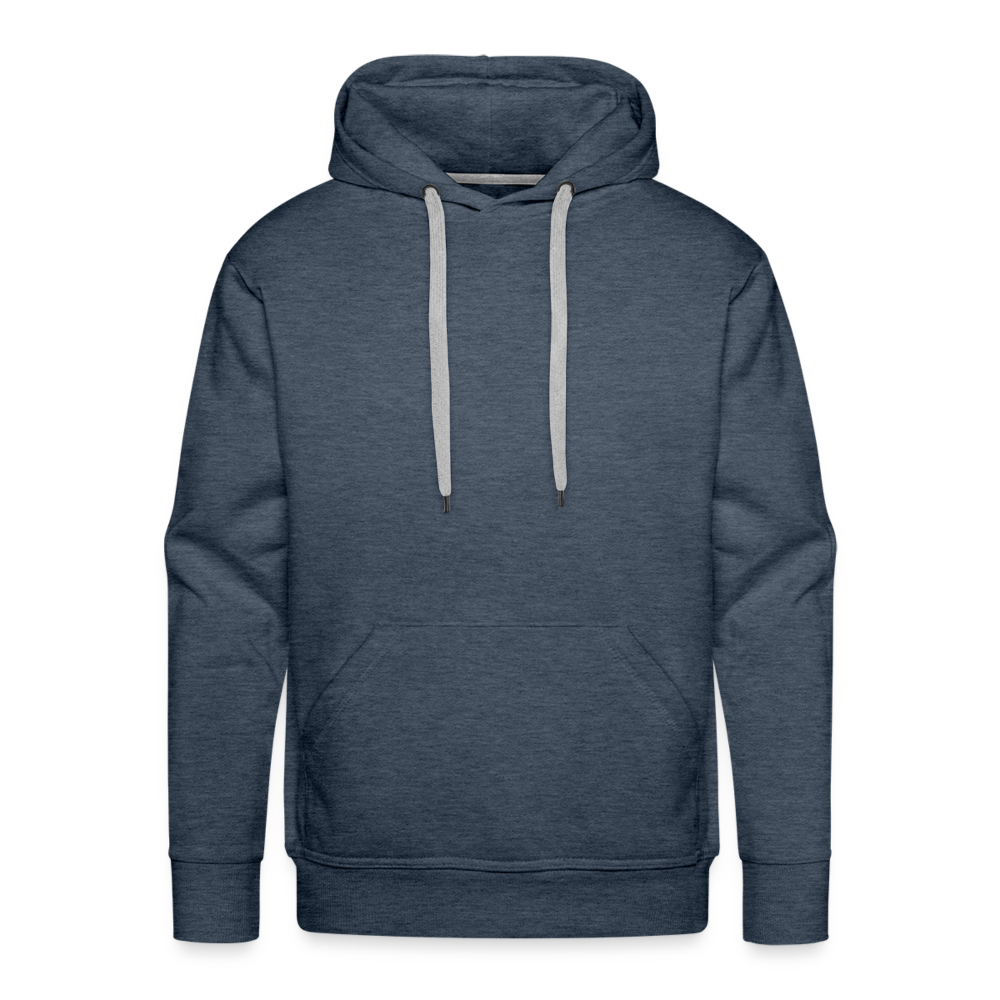 Männer Premium Hoodie - Jeansblau