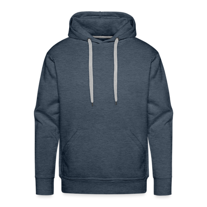 Männer Premium Hoodie - Jeansblau