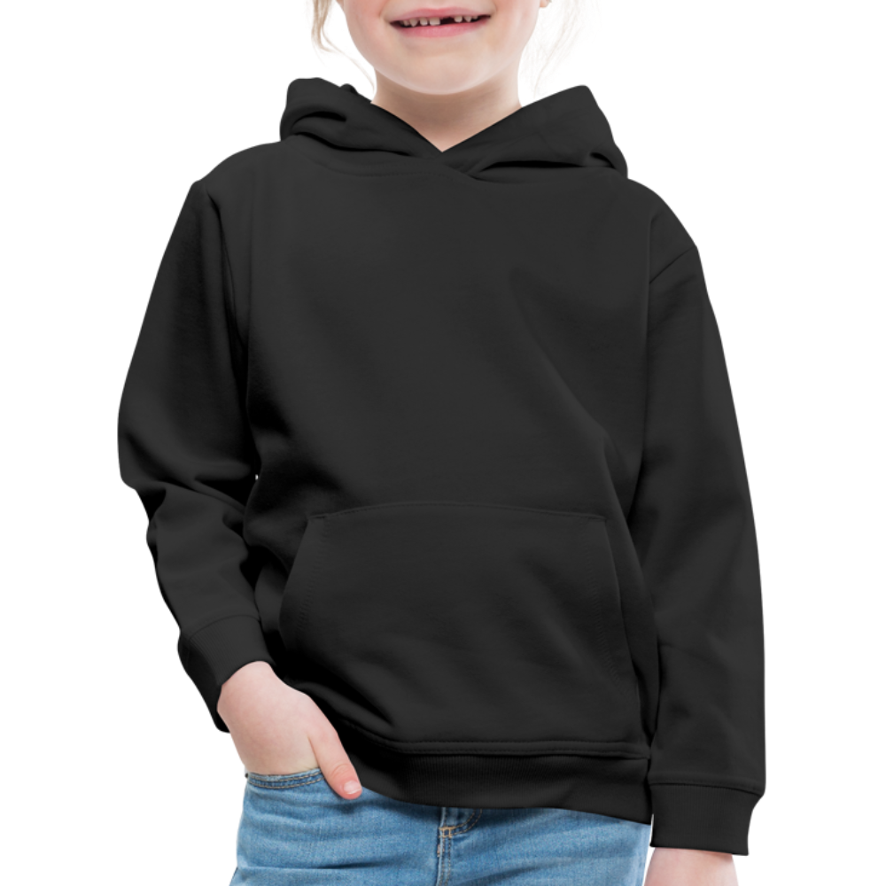 Kinder Premium Hoodie - Schwarz