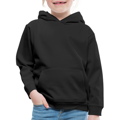 Kinder Premium Hoodie - Schwarz