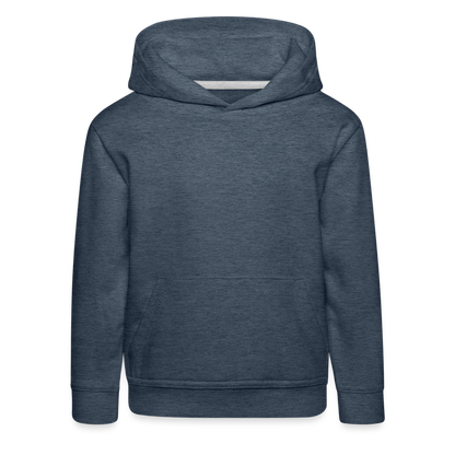 Kinder Premium Hoodie - Jeansblau