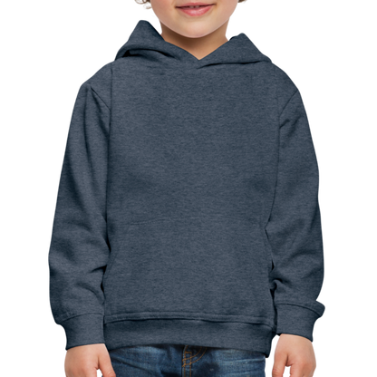 Kinder Premium Hoodie - Jeansblau