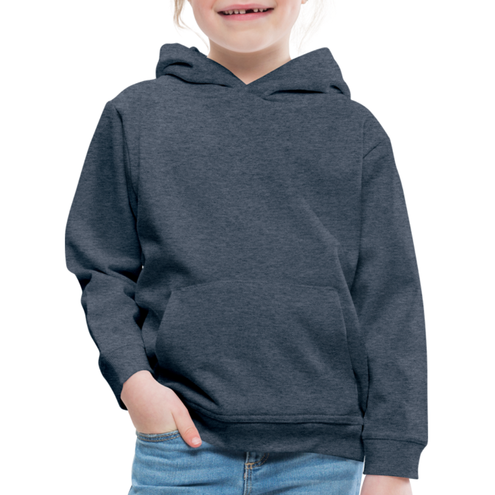 Kinder Premium Hoodie - Jeansblau