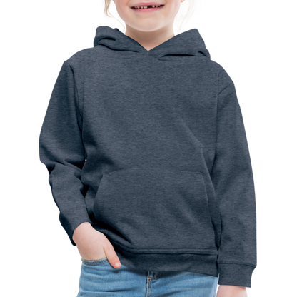 Kinder Premium Hoodie - Jeansblau